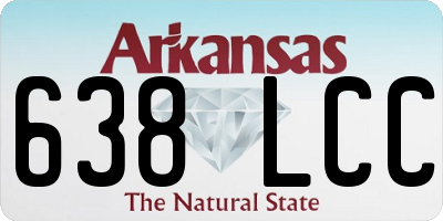 AR license plate 638LCC