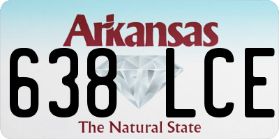 AR license plate 638LCE