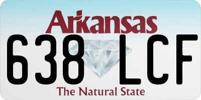 AR license plate 638LCF