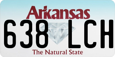 AR license plate 638LCH