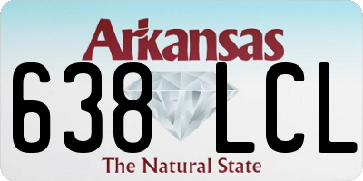 AR license plate 638LCL