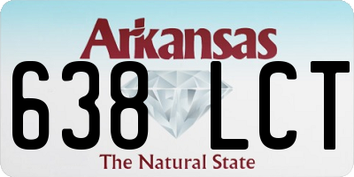 AR license plate 638LCT