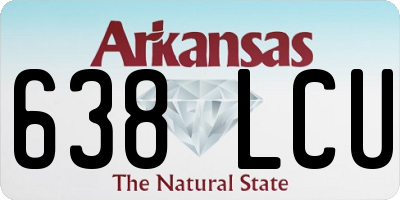 AR license plate 638LCU