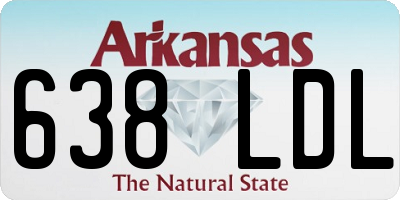 AR license plate 638LDL