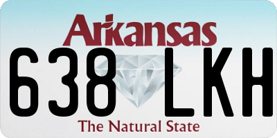 AR license plate 638LKH