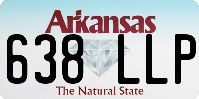 AR license plate 638LLP