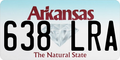 AR license plate 638LRA