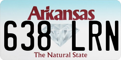 AR license plate 638LRN