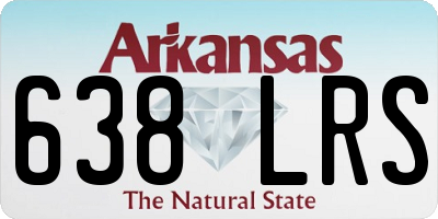 AR license plate 638LRS