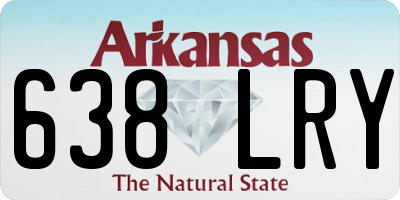 AR license plate 638LRY