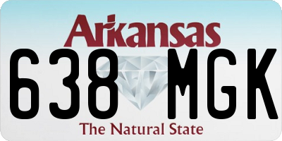 AR license plate 638MGK