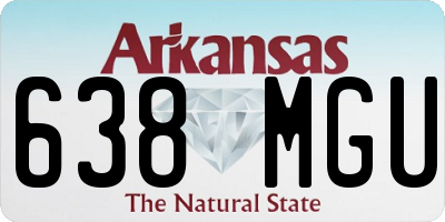 AR license plate 638MGU
