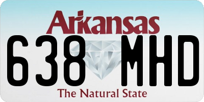 AR license plate 638MHD