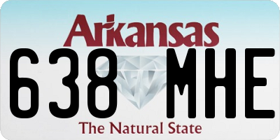 AR license plate 638MHE