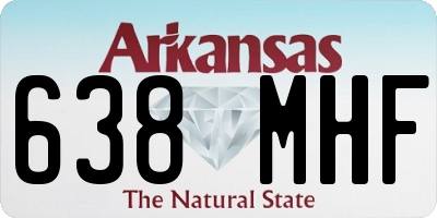 AR license plate 638MHF