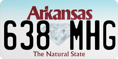 AR license plate 638MHG
