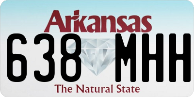 AR license plate 638MHH
