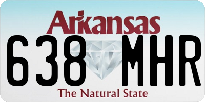 AR license plate 638MHR