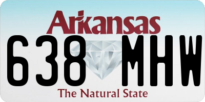 AR license plate 638MHW