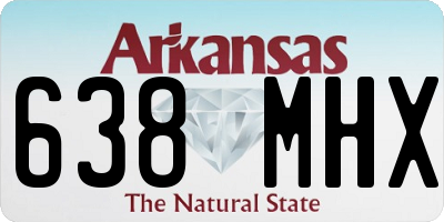 AR license plate 638MHX
