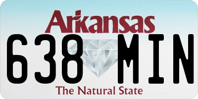 AR license plate 638MIN