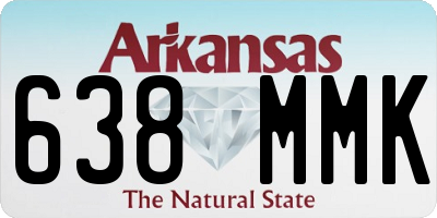 AR license plate 638MMK