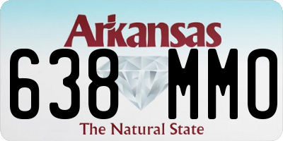 AR license plate 638MMO