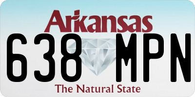 AR license plate 638MPN