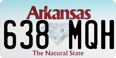 AR license plate 638MQH
