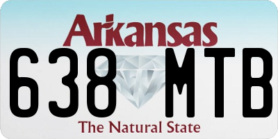 AR license plate 638MTB