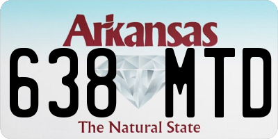 AR license plate 638MTD