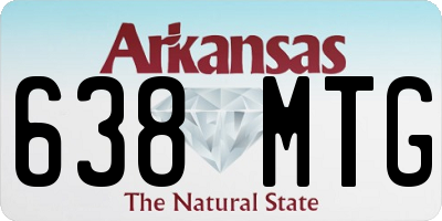 AR license plate 638MTG