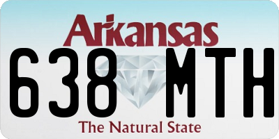 AR license plate 638MTH
