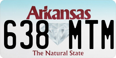 AR license plate 638MTM