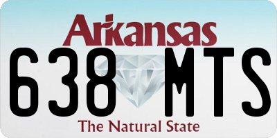 AR license plate 638MTS