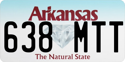 AR license plate 638MTT