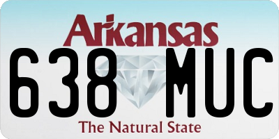 AR license plate 638MUC