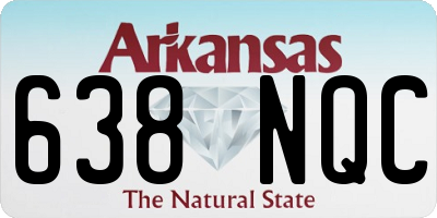 AR license plate 638NQC