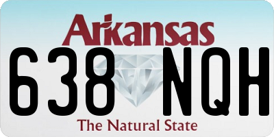 AR license plate 638NQH