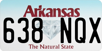 AR license plate 638NQX