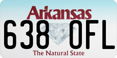 AR license plate 638OFL