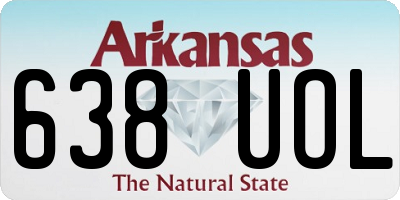 AR license plate 638UOL