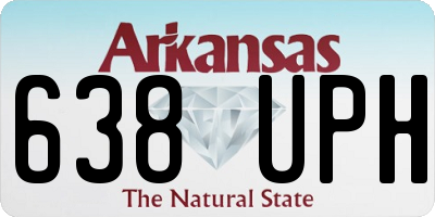 AR license plate 638UPH