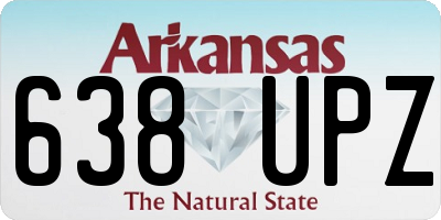 AR license plate 638UPZ
