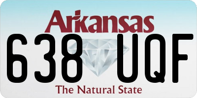 AR license plate 638UQF