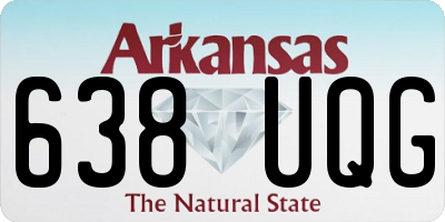 AR license plate 638UQG