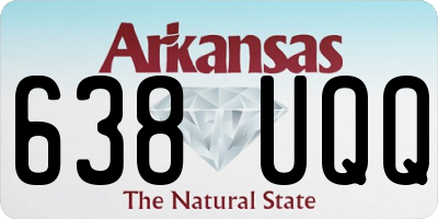 AR license plate 638UQQ
