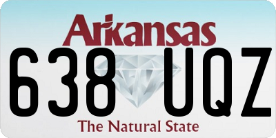 AR license plate 638UQZ