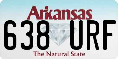 AR license plate 638URF