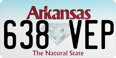 AR license plate 638VEP